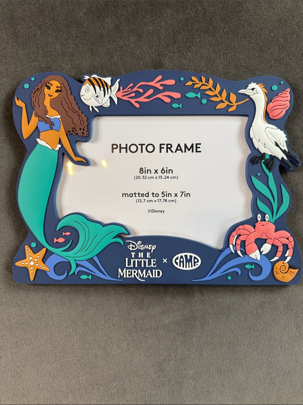 Disney The Little Mermaid x Camp Limited Edition Photo Frame 8” x 6” NEW